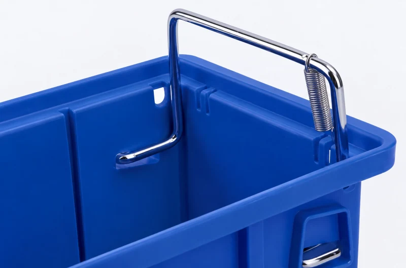 Wire stop accessory — Partition bins