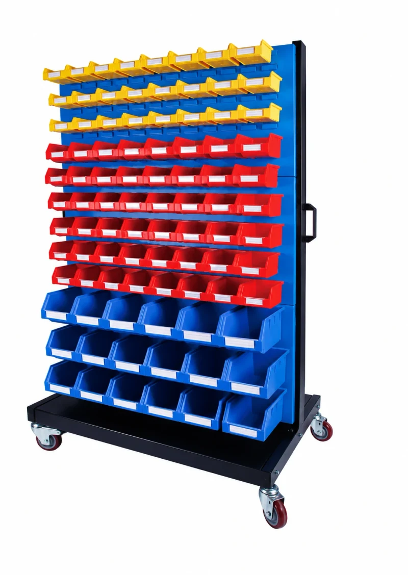 Picking bin racks shown in the industrial storage catalog